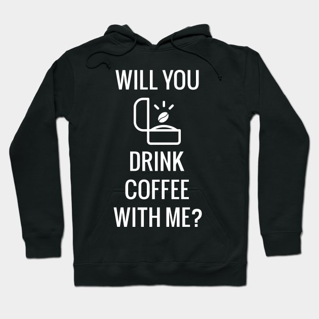 Coffee Proposal Hoodie by b34poison